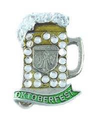 Oktoberfest Bierkrug mit Strass